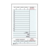 Adams Guest Check Books, 2Part, 4 1/4 x 7 1/4, 5 Pads of 50 Sets Each (250 Guest Checks Total)