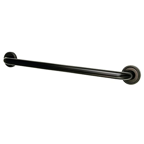 Kingston Brass Dr814365 Designer Trimscape Laurel Decor 36-Inch Grab Bar With 1.25-Inch Outer Diameter, Oil Rubbed Bronze