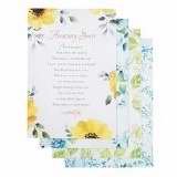 DaySpring Sympathy Hymns Amazing Grace 4 Design Asortment with Scripture 12 Boxed Cards & Envelopes, KJV (77539)