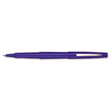 Point Guard Flair Porous Point Stick Pen, Assorted Ink, Medium, 8 per Set