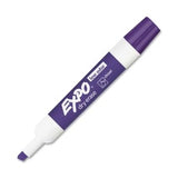 Expo Dry Erase Marker,Marker Point Style: Chisel Ink Color: Purple 12 / Dozen