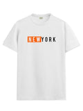 Adro Men'S Solid Regular Fit T-Shirt (Rn24-Nky-Wh_White,WhiteApparel,XL