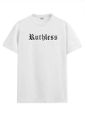 Adro Mens Printed T Shirt - Premium Cotton Graphic Printed Tshirt - White T-Shirt - Rn24-Ruth-Wh-Xl