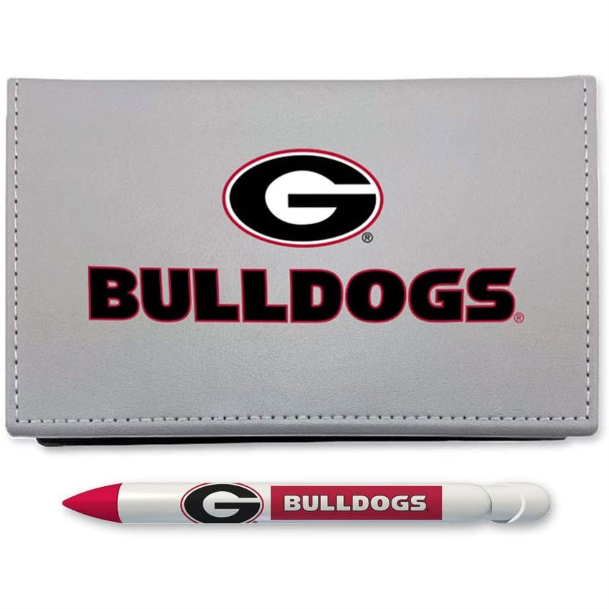 Georgia Sticky Note Desk Set With Rotating Message Pen (2204)