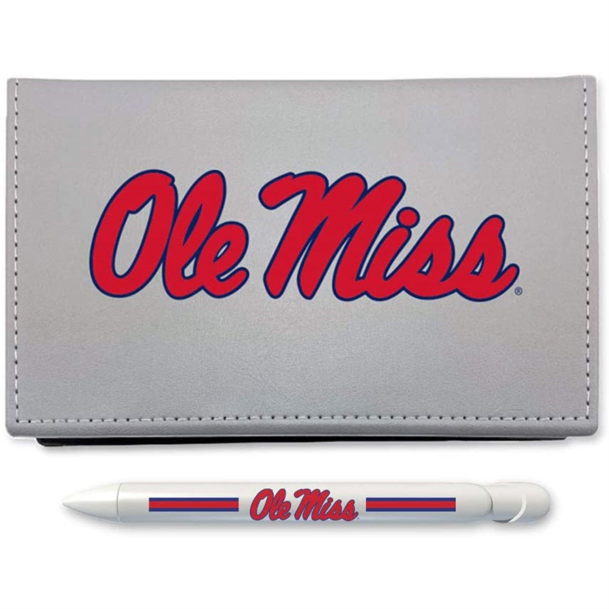 Ole Miss Sticky Note Desk Set With Rotating Message Pen (2214)