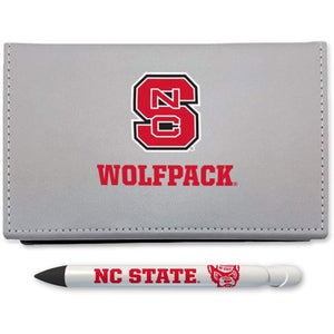 Nc State Sticky Note Desk Set With Rotating Message Pen (2222)