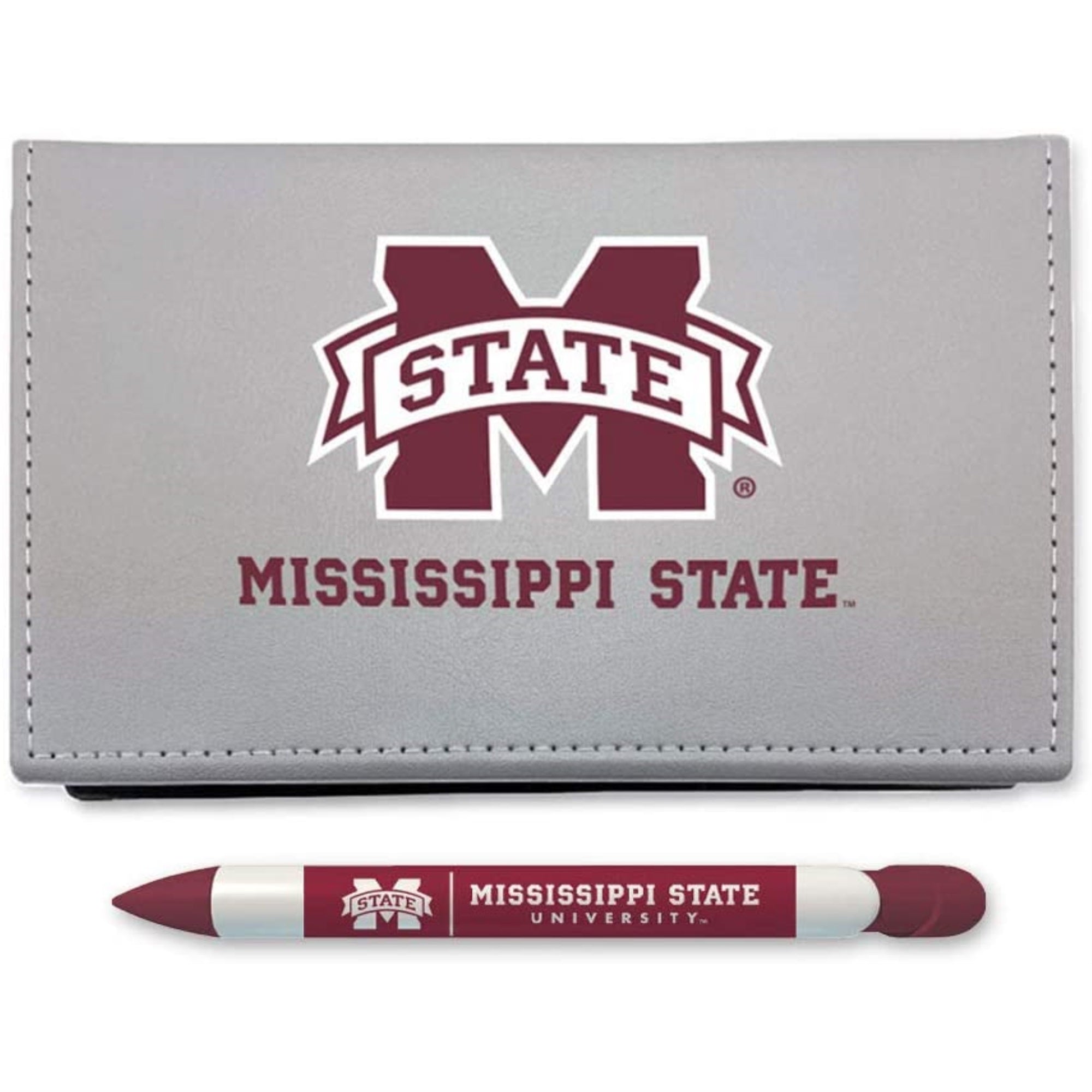 Mississippi State Sticky Note Desk Set With Rotating Message Pen (2236)
