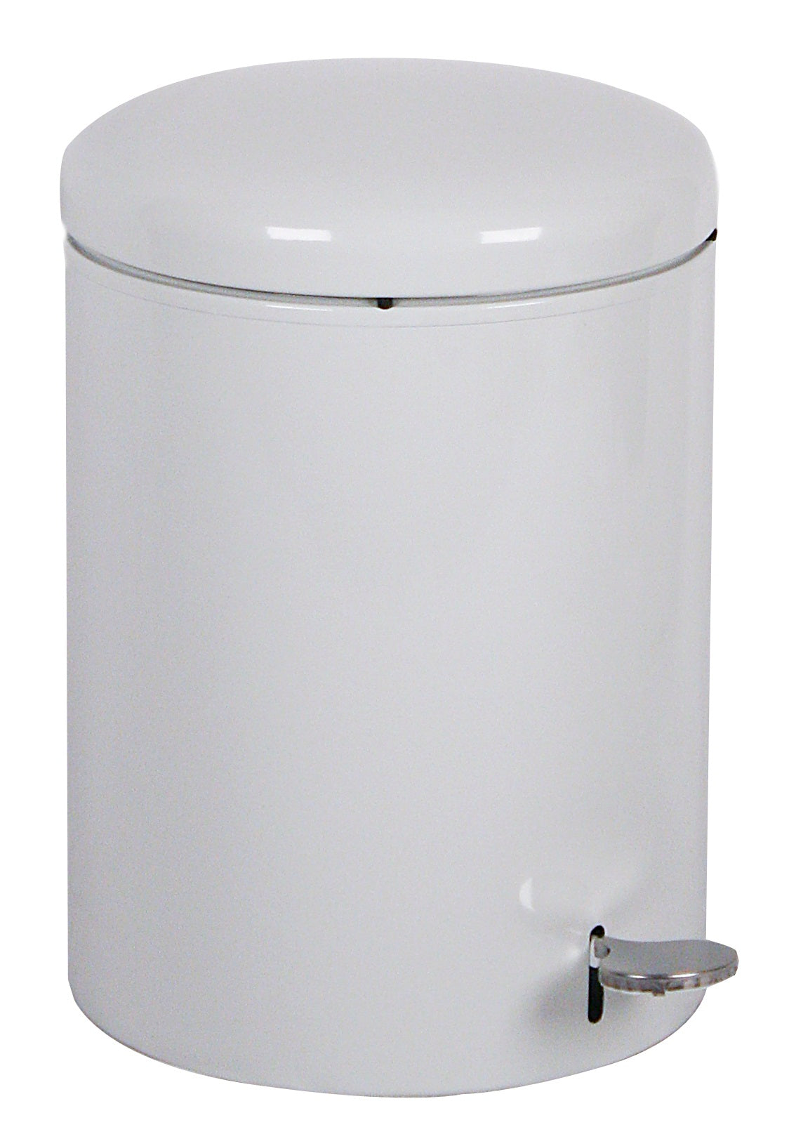 2240Wh-Vv Ergode Step-On Receptacle - Hands-Free, Sanitary Disposal For Healthcare Facilities - Galvanized Liner, Steel Construc