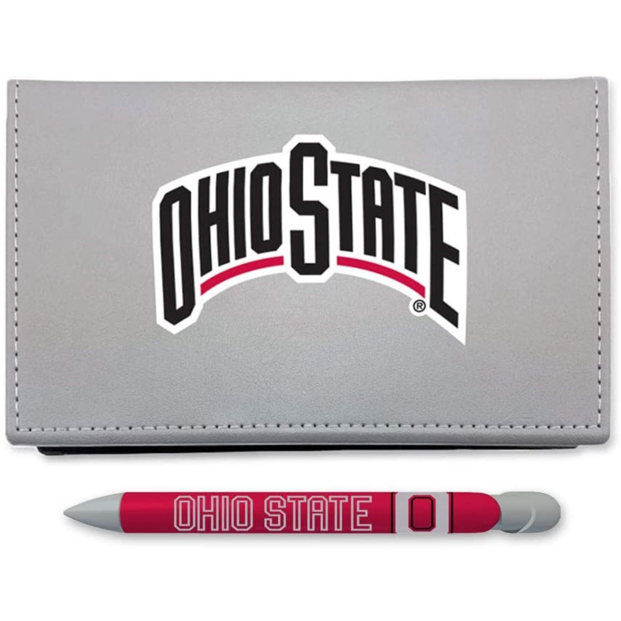 Ohio State Sticky Note Desk Set With Rotating Message Pen (2243)