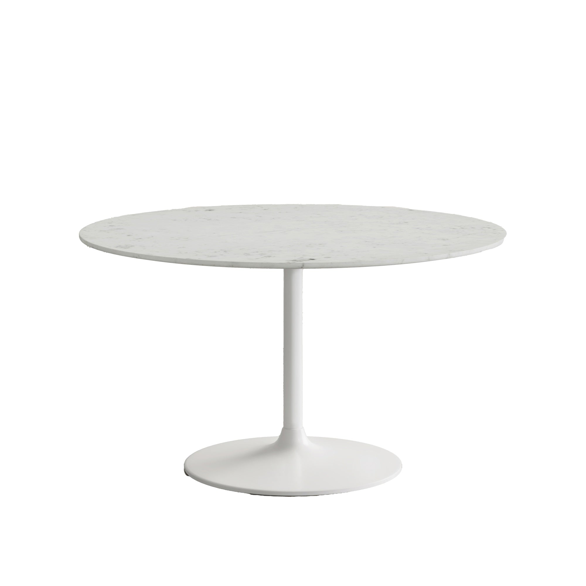 Rowan 54 Modern Luxury Pedestal Round Marble Dining Table