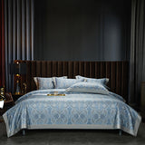 CasaFoyer 140TC Cotton Satin Digital Printed Four-piece Bedding Set
