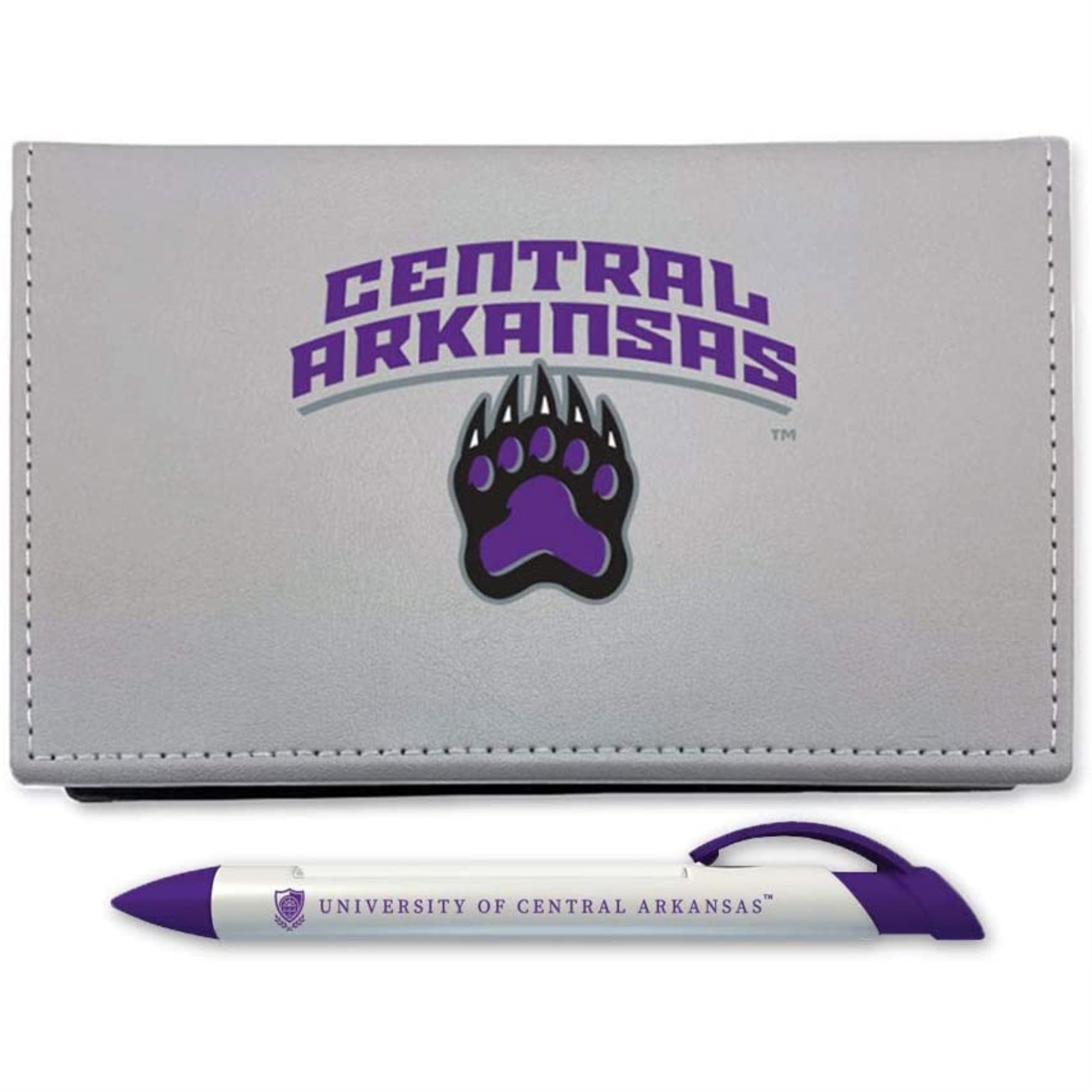 Central Arkansas Sticky Note Desk Set With Rotating Message Pen (2276)