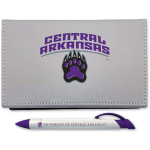Central Arkansas Sticky Note Desk Set With Rotating Message Pen (2276)