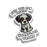 Drama - Hard Hat Decal