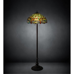 62 High Tiffany Hanginghead Dragonfly Floor Lamp