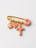Baby Safety Pin Charm