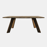 Reclamation 72 Rustic Reclaimed Solid Wood Dining Table