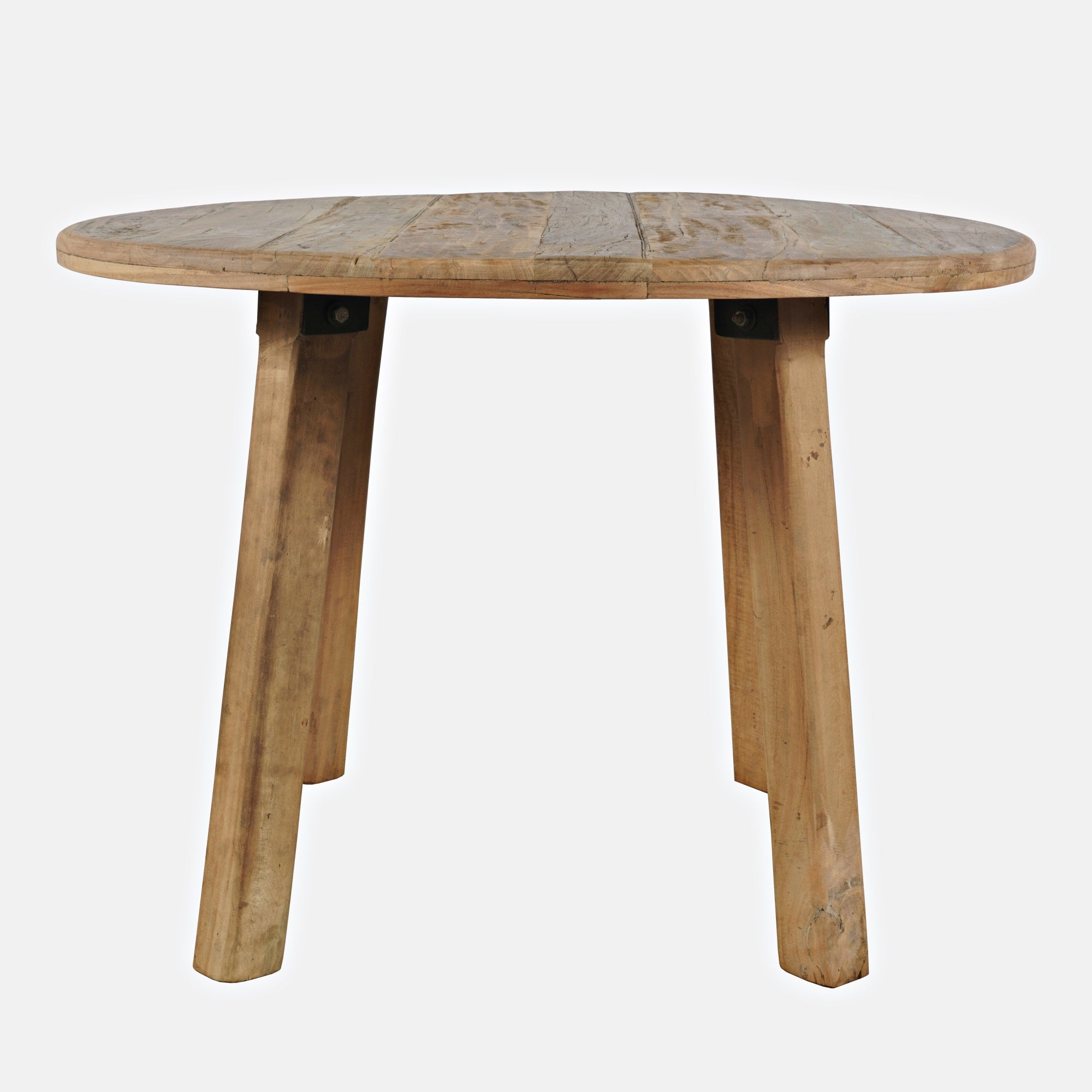 Reclamation 42 Rustic Reclaimed Solid Wood Round Dining Table