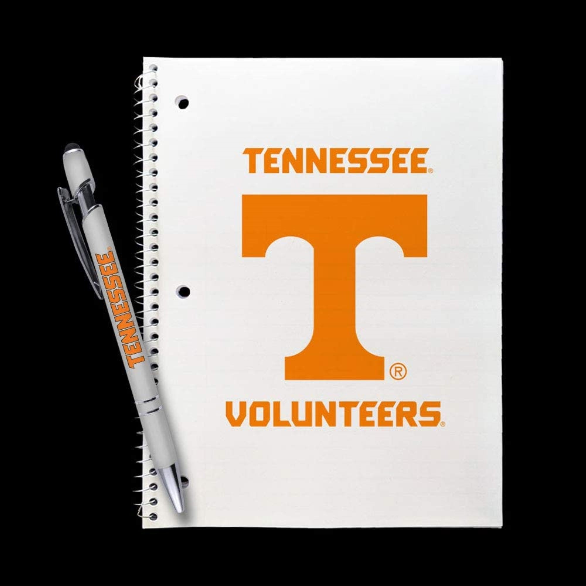 Tennessee Vols Gift Set - Spiral Notebook And Comfort Feel Metal Pen (2303)
