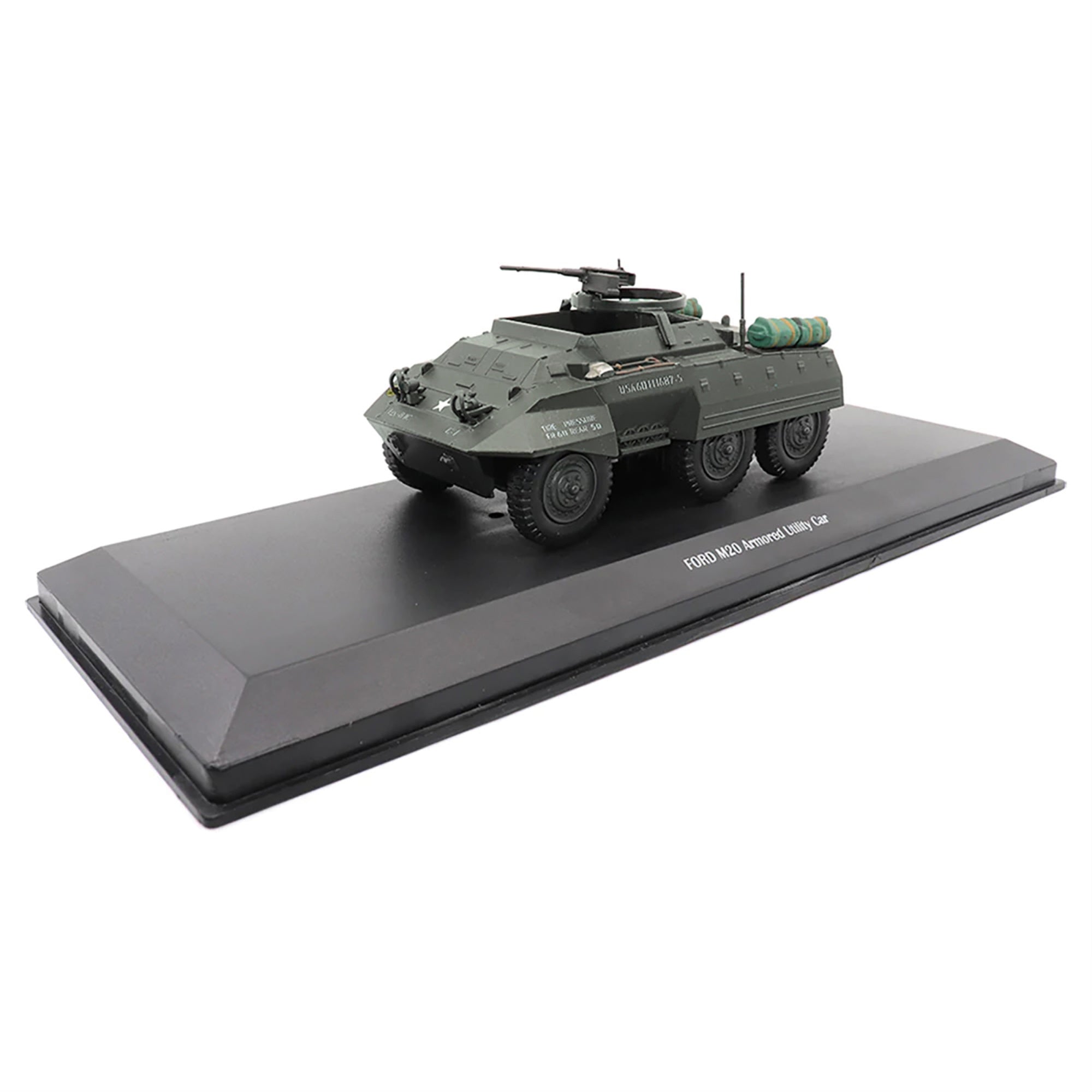 Ford M20 Armored Utility Car Olive Drab United States Army 1/43 Diecast Model By Militaria Die Cast