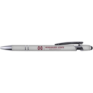 Mississippi State Bulldogs Gift Set - Spiral Notebook And Comfort Feel Metal Pen (2336)