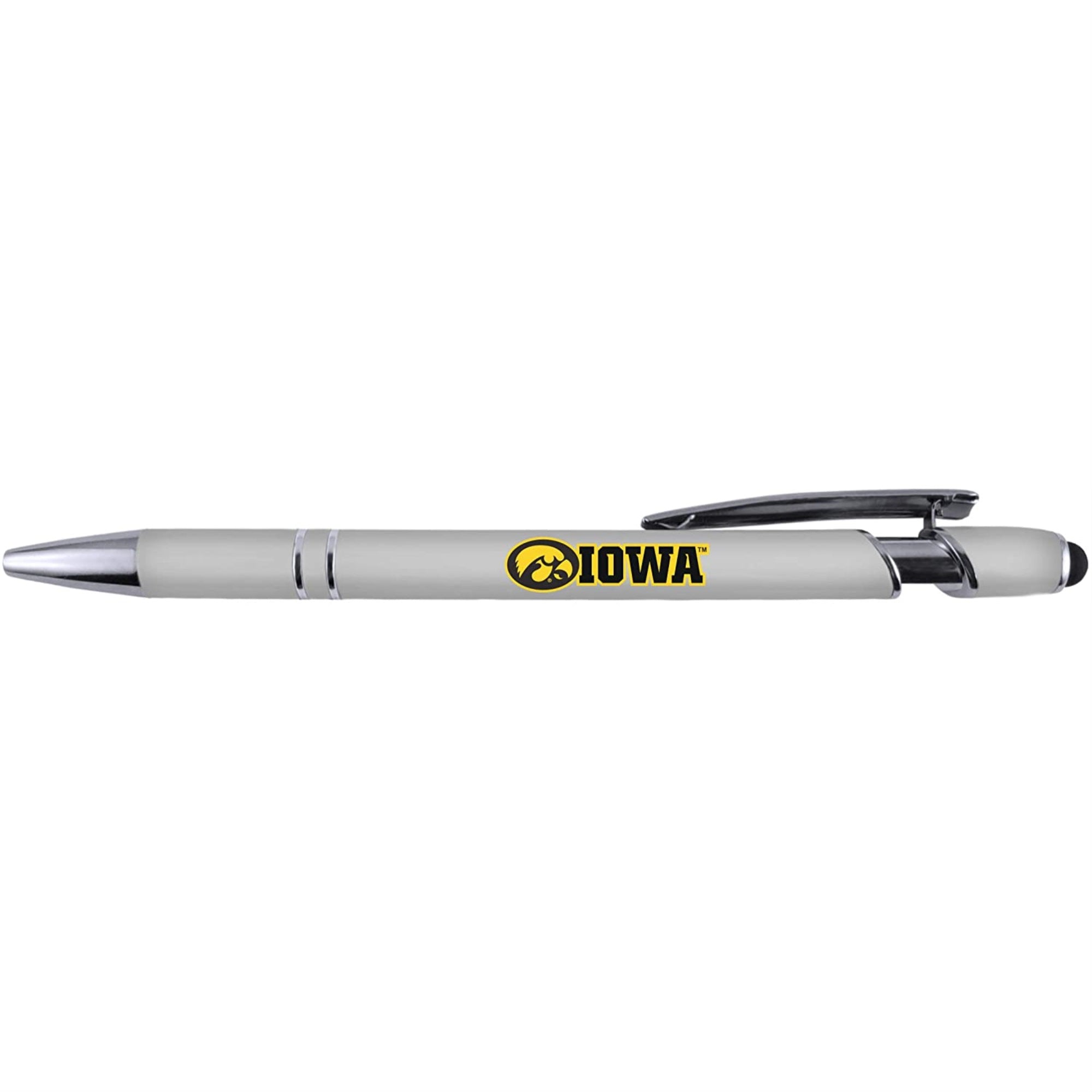 Iowa Haweyes Gift Set - Spiral Notebook And Comfort Feel Metal Pen (2339)