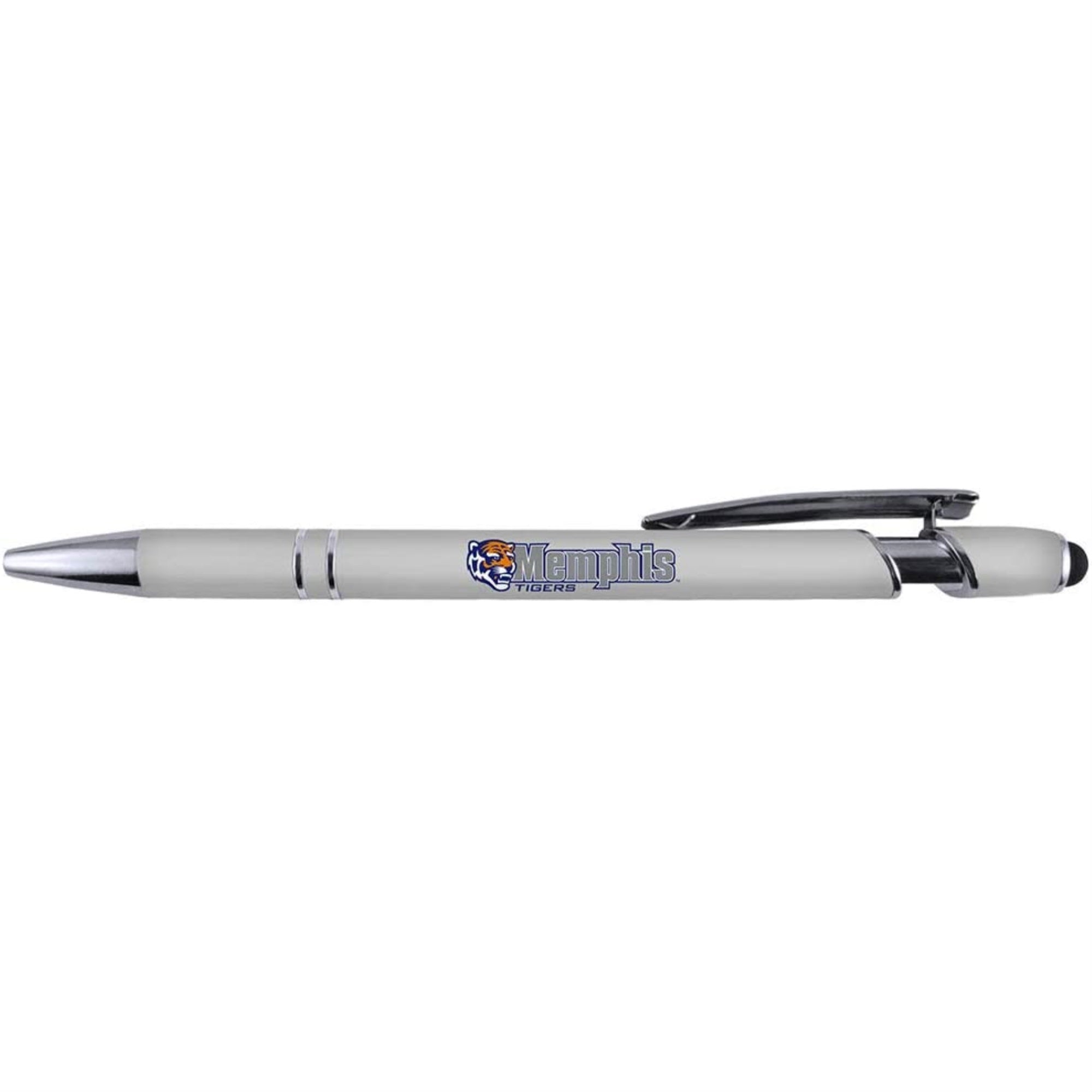 Memphis Tigers Gift Set - Spiral Notebook And Comfort Feel Metal Pen (2369)