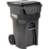 Global Industrial Mobile Trash Container 65 Gallon Gray