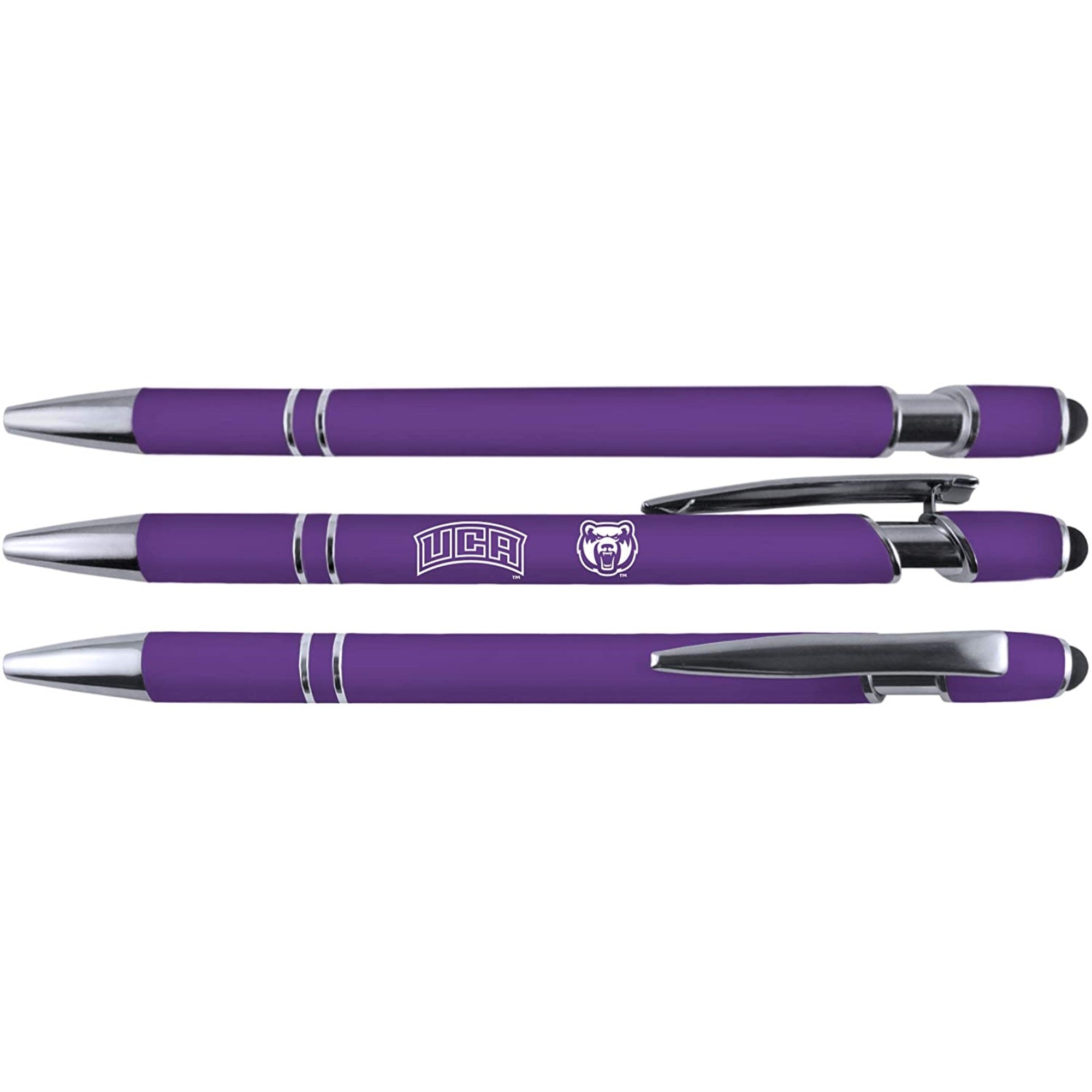 Central Arkansas Bears Gift Set - Spiral Notebook And Comfort Feel Metal Pen (2376)