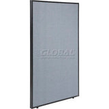 Interion® Office Partition Panel 48-1/4W X 72H Blue