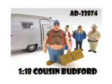 Cousin Budford Trailer Park Figure For 1:18 Scale Diecast Model Cars by American Diorama