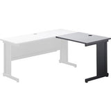 Interion® 36W Right Handed Return Table Gray