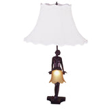 17H Silhouette 30'S Lady Accent Lamp