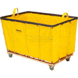 Global Industrial Basket Bulk Truck Vinyl 12 Bushel Capacity Yellow