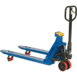 Global Industrial Manual Pallet Jack Scale Truck 5500 Lb. Capacity 27W X 48L Forks