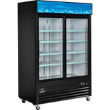 Nexel® Merchandiser Refrigerator 2 Glass Doors 45 Cu. Ft.