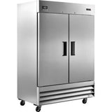 Nexel® Reach In Refrigerator 2 Solid Doors 47 Cu. Ft.