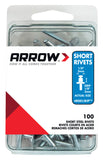RIVET SHORT STL1/8 (Pack of 1)