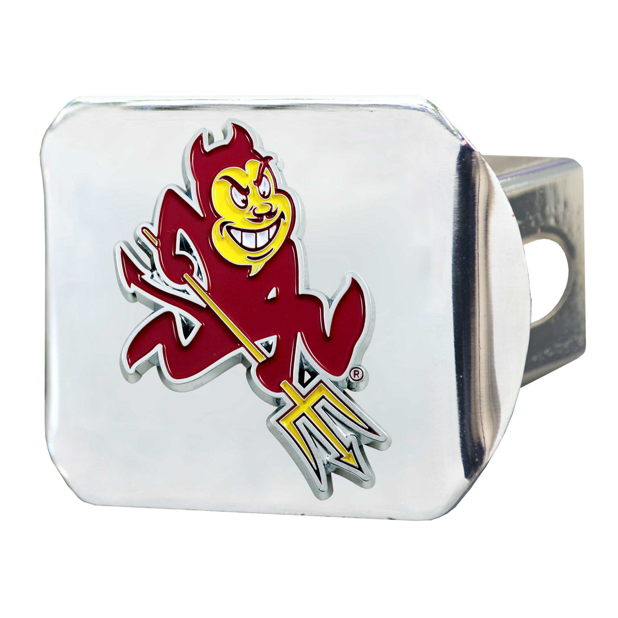 Arizona State University Color Hitch - Chrome 3.4X4