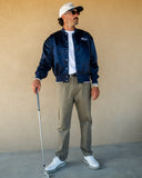 God Bless America Bomber Jacket - Navy