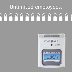 2500 Auto Aligning Time Clock