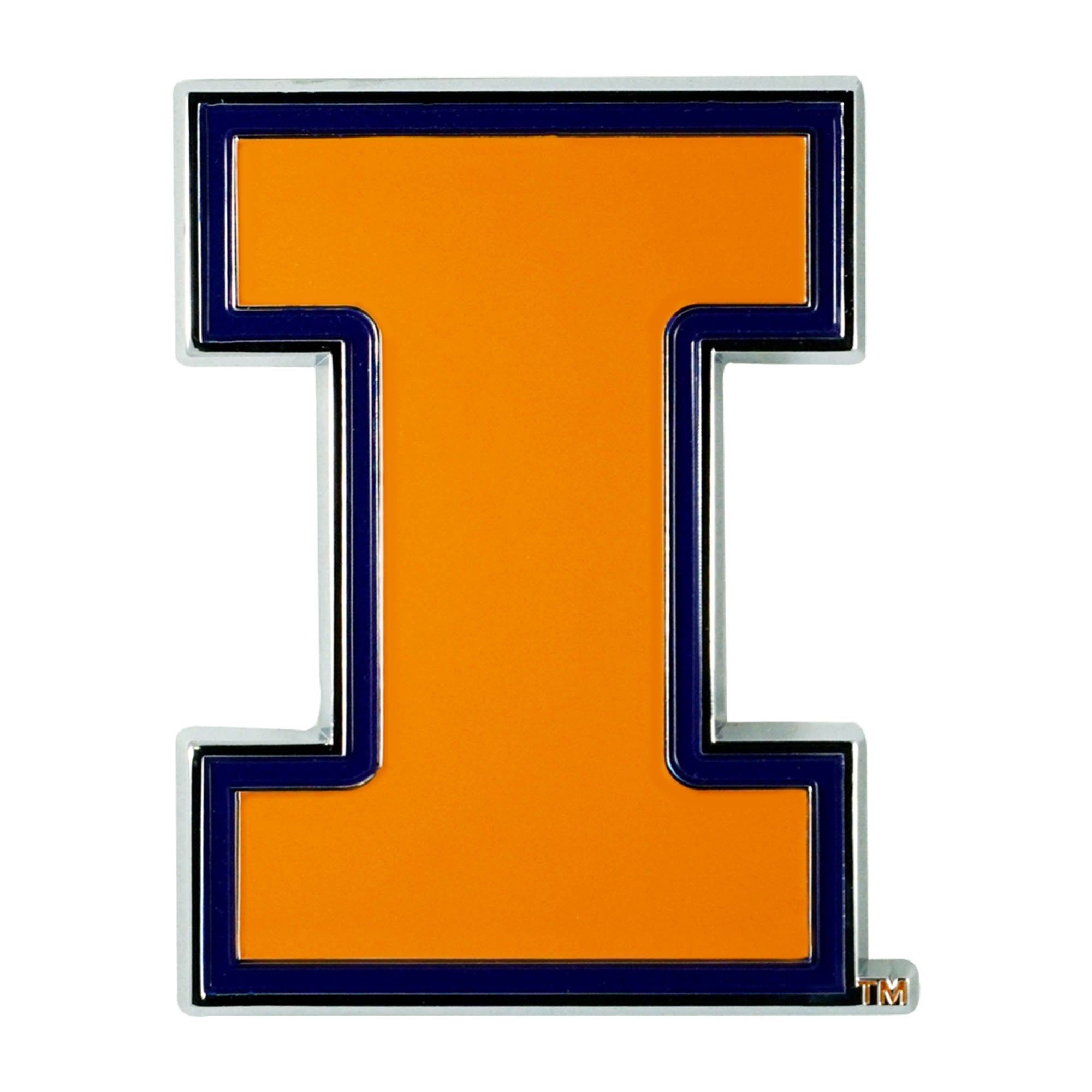 University Of Illinois Color Emblem 3X3.2