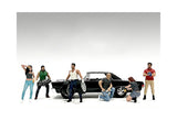Muscle Mechanics 6 piece Figure Set for 1/18 Scale Models by American Diorama
