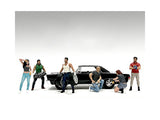 Muscle Mechanics 6 piece Figure Set for 1/24 Scale Models by American Diorama