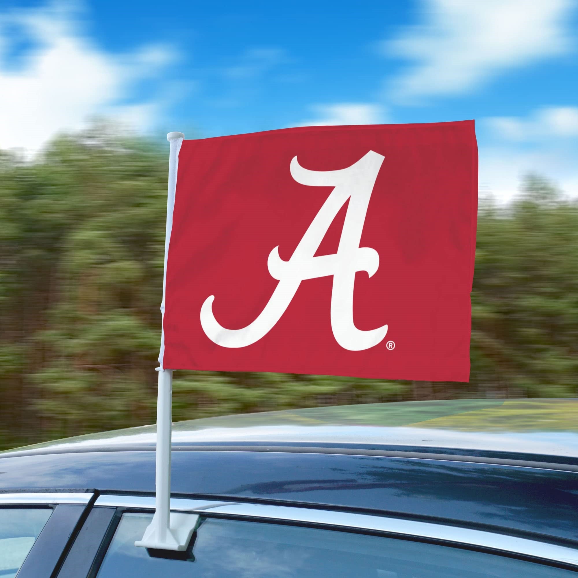 Alabama Crimson Tide Car Flag Large 1Pc 11'' X 14''