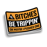Trippin - Hard Hat Decal