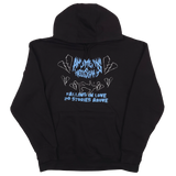 Falling in Love Pullover Hoodie Black
