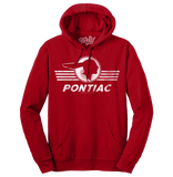 Pontiac Logo Hooded Sweatshirt - Red