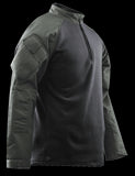 1/4 Zip Winter Combat Shirt, Long Sleeve, Odg, Mens, Poly Cotton, 3Xlr