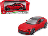 Ferrari Purosangue Red with Sunroof Race + Play Series 1/24 Diecast Model Car by Bburago